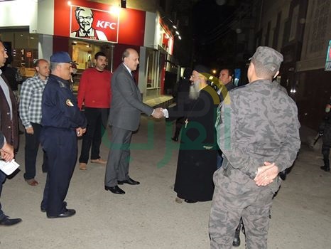 بالصور.. مدير أمن الشرقية يتفقد الحالة الأمنية وخدمات الكنائس بالمحافظة 