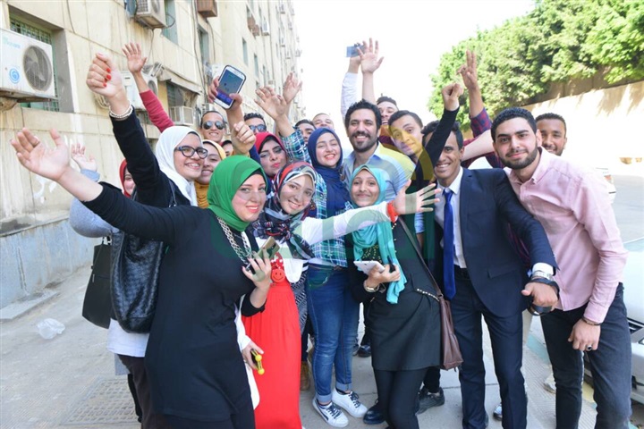 بالصور.. ندوة وتكريم حسن الرداد فى جامعة عين شمس بالصور.. ندوة وتكريم حسن الرداد فى جامعة عين شمس