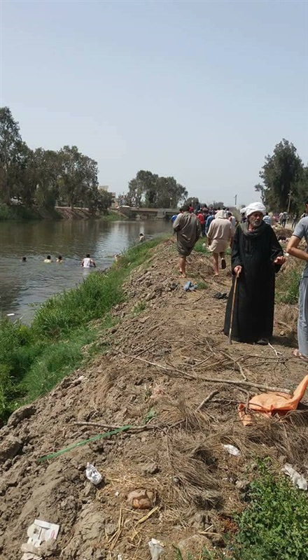 بالصور .. يهرب من حرارة الجو للموت غرقًا بكفر الشيخ