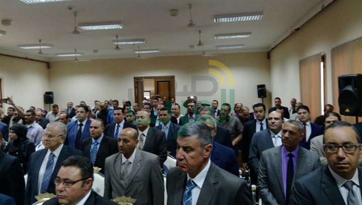 بالصور.. وزير العدل يفتتح مجمع محاكم بنها الجديد