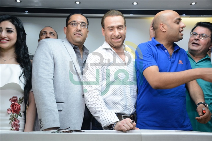 كواليس فيلم عمر الأزرق بحضور أبطاله كواليس فيلم عمر الأزرق بحضور أبطاله
