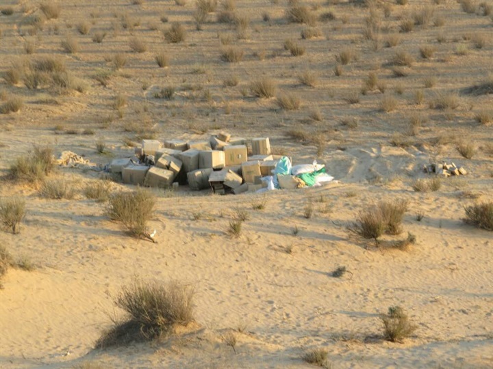 بالصور.. القوات المسلحة تدمر كمية من المواد المتفجرة بشمال سيناء