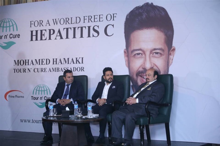  حفل تنصيب محمد حماقي سفيرًا لحملة "عالم خال من فيروس سي"