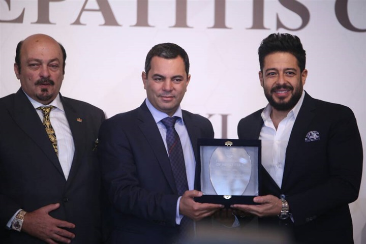  حفل تنصيب محمد حماقي سفيرًا لحملة "عالم خال من فيروس سي"