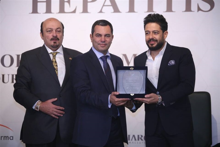  حفل تنصيب محمد حماقي سفيرًا لحملة "عالم خال من فيروس سي"