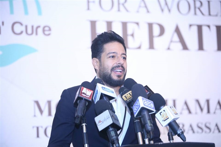  حفل تنصيب محمد حماقي سفيرًا لحملة "عالم خال من فيروس سي"