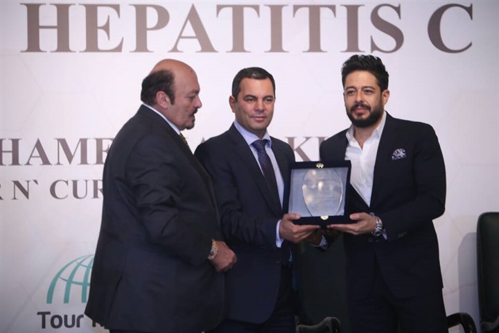  حفل تنصيب محمد حماقي سفيرًا لحملة "عالم خال من فيروس سي"