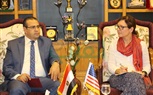 بالصور القناوي يستقبل وفد أمريكى لإقامة شراكة لإنشاء برامج لإعداد معلمى مدارس المتفوقين