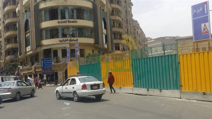 بالصور.. تحويلات مرورية بوسط العاصمة بسبب الخط الثالث للمترو 