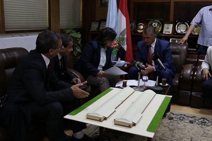 بالصور.. نائب وزير الزراعة ومحافظ كفرالشيخ يبحثان تطوير الثروة الحيوانية والسمكية