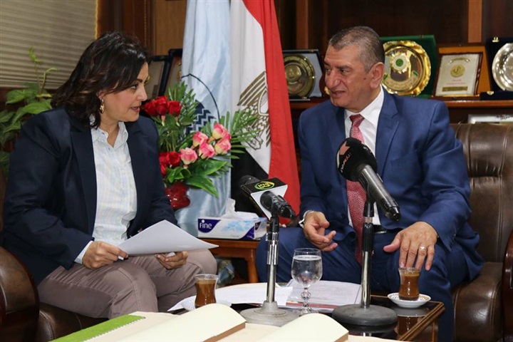 بالصور.. نائب وزير الزراعة ومحافظ كفرالشيخ يبحثان تطوير الثروة الحيوانية والسمكية