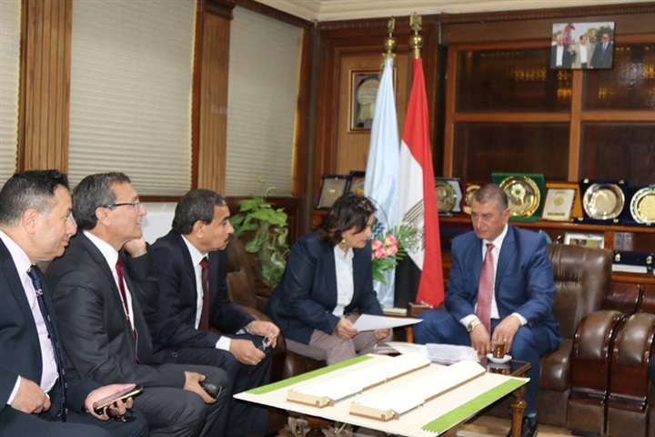 بالصور.. نائب وزير الزراعة ومحافظ كفرالشيخ يبحثان تطوير الثروة الحيوانية والسمكية
