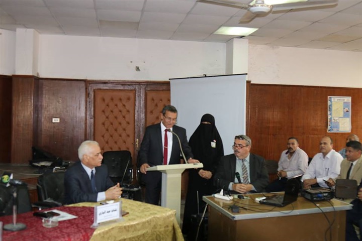 بالصور.. نائب وزير الزراعة ومحافظ كفرالشيخ يبحثان تطوير الثروة الحيوانية والسمكية