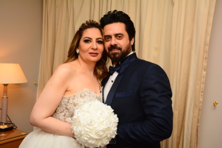 بالصور.. حفل زفاف الفنان محمد عاطف علي لبني الحسيني