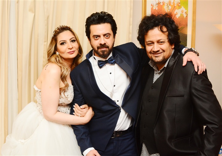 بالصور.. حفل زفاف الفنان محمد عاطف علي لبني الحسيني