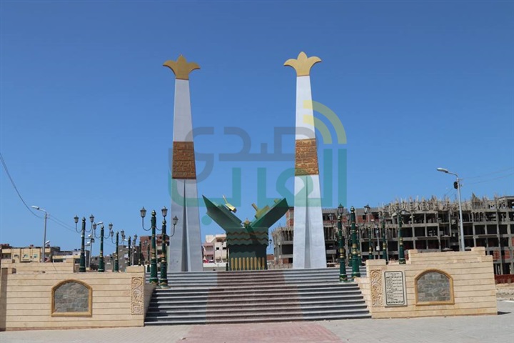 بالصور .. "محرز" و"نصر" يتفقدان النصب التذكارى في برج البرلس
