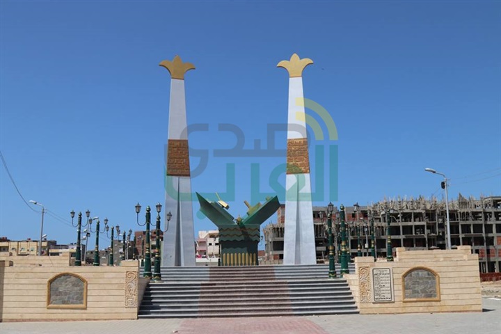 بالصور .. "محرز" و"نصر" يتفقدان النصب التذكارى في برج البرلس