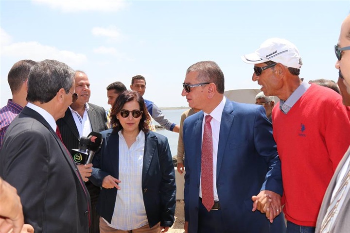 بالصور .. نائب وزير الزراعة: إعداد مشروع قانون لتغليظ عقوبة المعتدين علي بحيرة البرلس