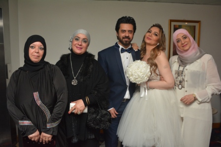 بالصور.. حفل زفاف الفنان محمد عاطف علي لبني الحسيني