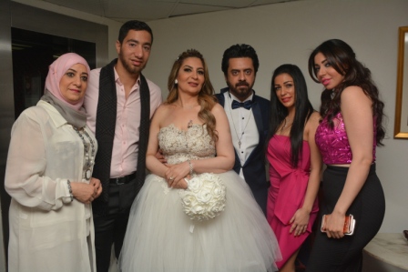 بالصور.. حفل زفاف الفنان محمد عاطف علي لبني الحسيني