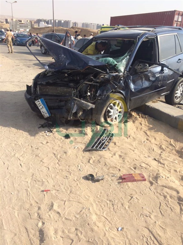 إصابة 4 أشخاص في تصادم 3 سيارات بمدينة نصر