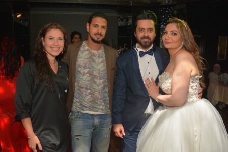بالصور.. حفل زفاف الفنان محمد عاطف علي لبني الحسيني