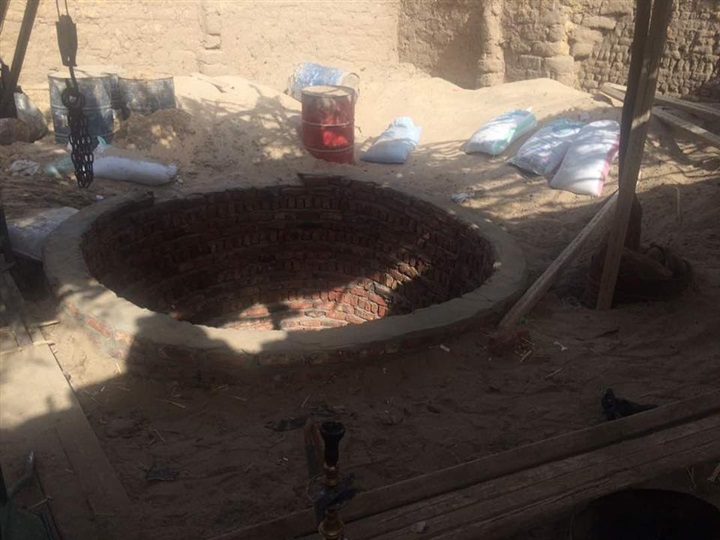 بالصور .. احباط محاولة للتنقيب على الأثار بجنوب محافظة الاقصر