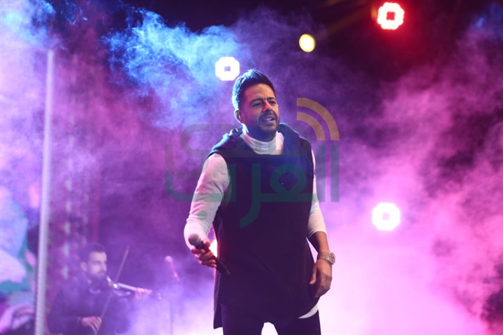 بالصور.. حماقي يشعل أجواء الجامعة الأمريكية بأروع الأغاني بالصور.. حماقي يشعل أجواء الجامعة الأمريكية بأروع الأغاني
