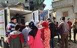 بالصور.. مستقبل وطن يوفر سيارات لبيع السلع المخفضة واللحوم بكفر الشيخ 