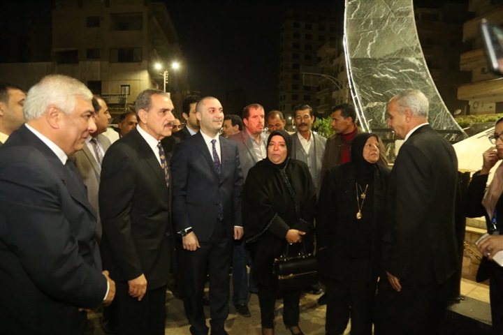 بالصور.. افتتاح ميدان زويل في دسوق بكفر الشيخ بعد تطويره