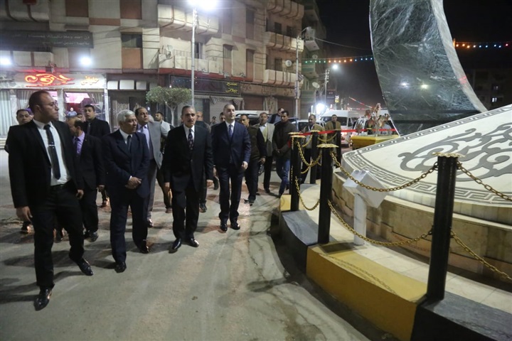 بالصور.. افتتاح ميدان زويل في دسوق بكفر الشيخ بعد تطويره