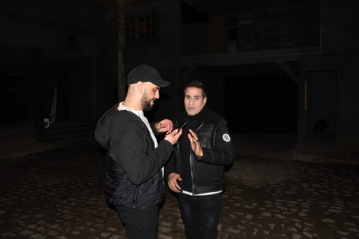 بالصور...كواليس كليب احمد شيبة " شاب عجوز " بالصور...كواليس كليب احمد شيبة " شاب عجوز "