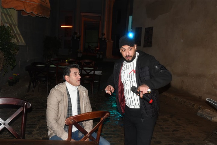 بالصور...كواليس كليب احمد شيبة " شاب عجوز " بالصور...كواليس كليب احمد شيبة " شاب عجوز "