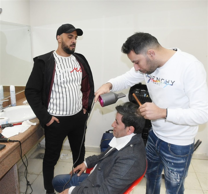 بالصور...كواليس كليب احمد شيبة " شاب عجوز " بالصور...كواليس كليب احمد شيبة " شاب عجوز "