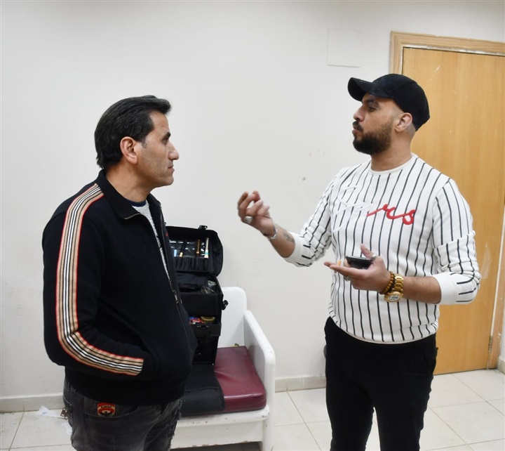 بالصور...كواليس كليب احمد شيبة " شاب عجوز " بالصور...كواليس كليب احمد شيبة " شاب عجوز "