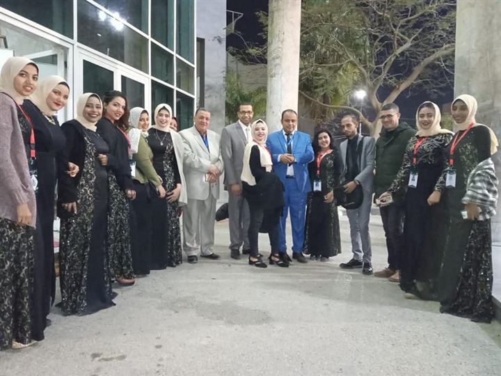 جامعة أسيوط تكرم المايسترو نصر الدين لفوز منتخبها بالمركز الثالث على مستوى الجامعات