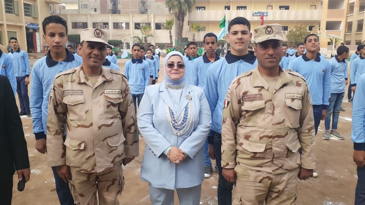 بالصور .. عروض عسكرية لطلاب مدارس كفر الشيخ إحتفالًا بيوم الشهيد
