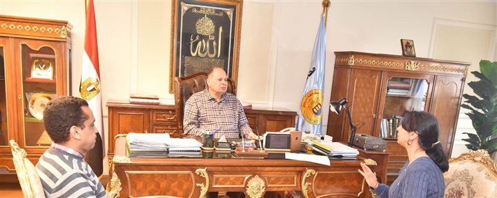 محافظ أسيوط يصدر تعليماته بإتخاذ خطوات جادة لانشاء مركز معلومات شبكات المرافق والبنية الاساسية