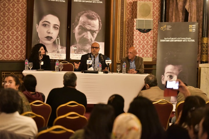 المؤتمر الصحفي للاعلان عن تفاصيل مهرجان وسط البلد للفنون للدورة التاسعة المؤتمر الصحفي للاعلان عن تفاصيل مهرجان وسط البلد للفنون للدورة التاسعة