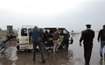 مدير مرور القليوبية يتابع عملية شفط مياة الأمطار بالطرق