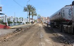 محافظ كفر الشيخ يتابع أعمال رصف الطرق 