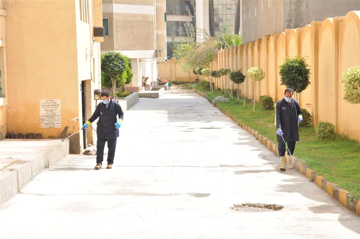 بعد تعليق الدراسة.. جامعة كفر الشيخ تطبق أعلي معايير السلامة والأمان لمواجهة فيروس كورونا