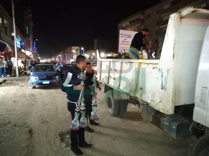 بالصور.. كفر الشيخ تعلن الحرب علي "الشيشة" في المقاهي والكافتيريات