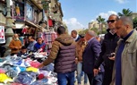 حملة صباحية لإزالة الإشغالات والتعديات بنطاق حي الجمرك بالإسكندرية 