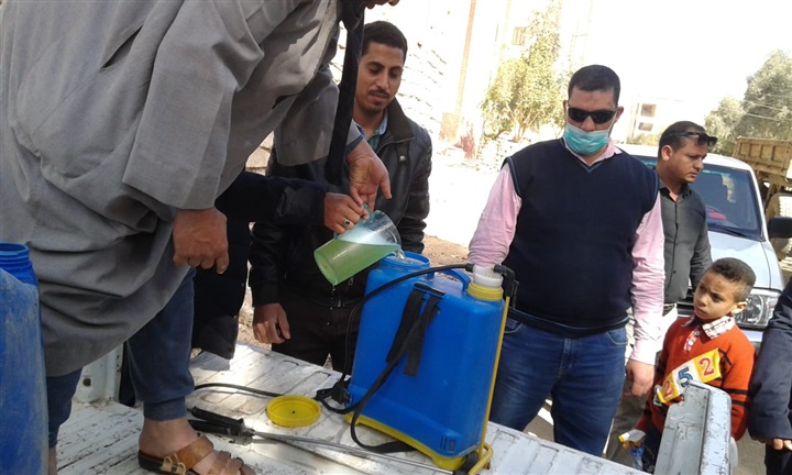 جهود مكثفة للوقاية من" الكورونا" بمدينة ساحل سليم بأسيوط