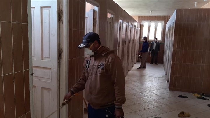 بالصور.. حملات التطهير بكفر الشيخ تواصل الإجراءات الاحترازية ضد كورونا