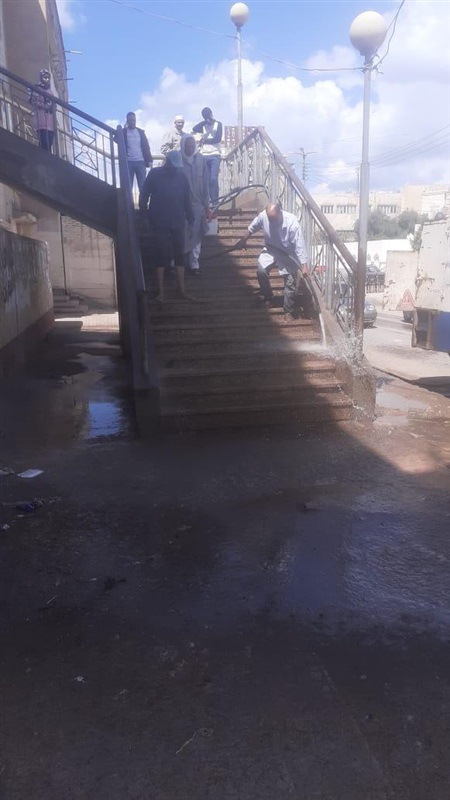 بالصور.. إستمرار حملات تطهير وتعقيم جميع شوارع مدن وقري كفر الشيخ