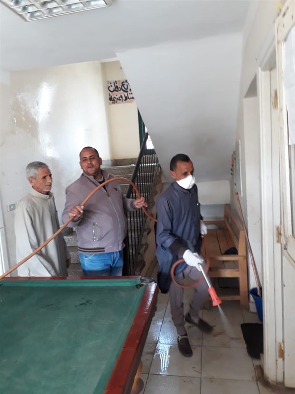 بالصور.. إستمرار حملات تطهير وتعقيم جميع شوارع مدن وقري كفر الشيخ