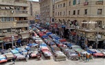 مرافق القاهره ترفع إشغالات الباعة الجائلين بسوق العتبة