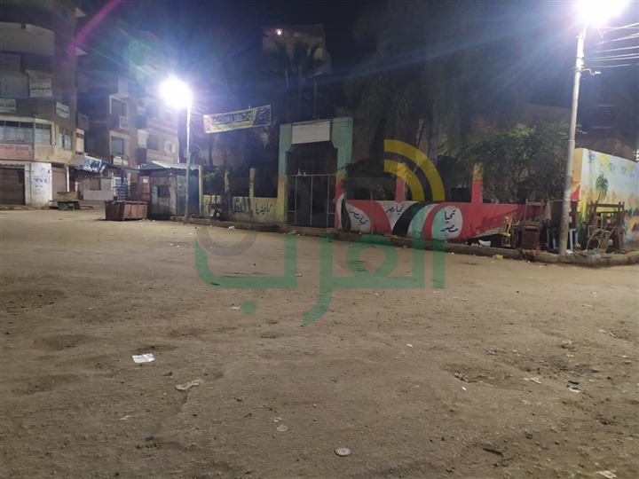 شاهد .. أول أيام الحظر.. شوارع كفر الشيخ خالية من المارة وانتشار مكثف لرجال الشرطة
